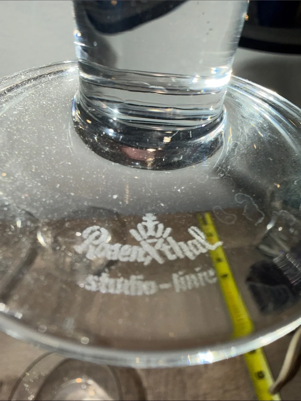 Rosenthal Clear Stemmed Glasses - Transparent Set of 4